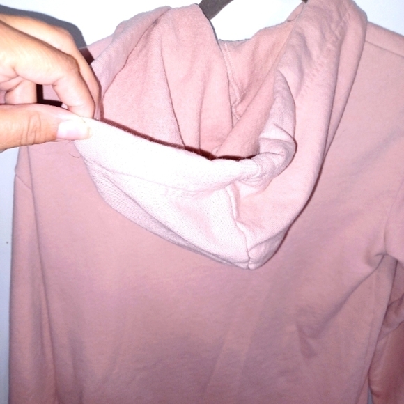 Long -Light Mauve - Hoodie W Sz Xs/S - Picture 3 of 6